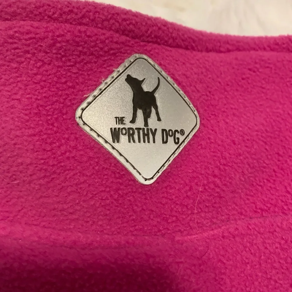 THE WORTHY DoG Fargo double layered Fleece purple jacket NWT in size Large